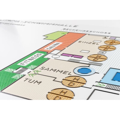  Taktil- und Brailleschrift-Schilder 