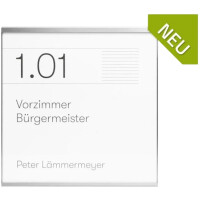 Türschilder NIRO.plex 107 x 110 mm  gallery