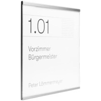 Türschilder NIRO.plex 107 x 110 mm (BxL) 3