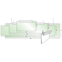 Hängeschild KRISTALLINO.kurz 297 x  gallery