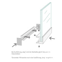 Wegweiser KRISTALLINO.lang 594 x 210 mm Direkt 3