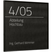 Wandschild FORMO.b1 151,5 x 76 mm Silber gallery