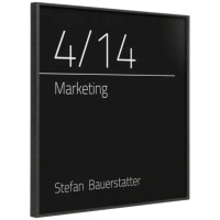 Wandschild FORMO.b1 151,5 x 76 Magnet Si gallery