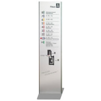 Infostelen PLANO 420 x 1848 mm gallery