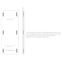 Liftschilder NITRO.clic 107 x 422 mm (BxL) 3