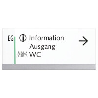 Wegweiser KRISTALLINO.lang 420 x 149 mm gallery