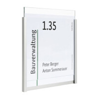 Türschilder KRISTALLINO [ S ] 155 x 40 mm 3